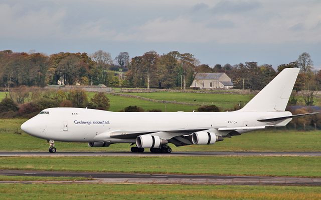 Boeing 747-400 (4X-ICA) - cal cargo airlines b747-4f 4x-ica landing at shannon 20/10/18.