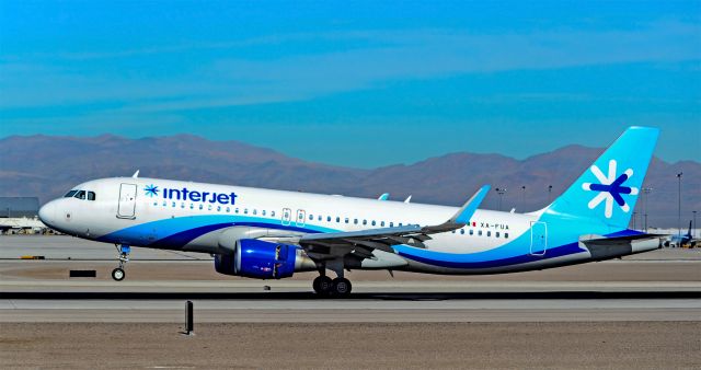 Airbus A320 (XA-FUA) - XA-FUA Interjet Airbus A320-214 s/n 5867 - Las Vegas - McCarran International (LAS / KLAS)br /USA - Nevada,  January 28, 2019br /Photo: TDelCoro