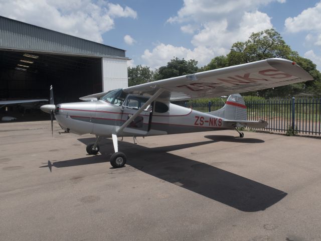 Cessna 170 (ZS-NKS) - A very nice C170. At Wonderboom, South Africa 1 FEB 2017.