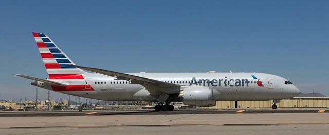 Boeing 787-8 (N817AN) - phx taxiway bravo 02APR19