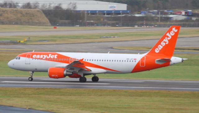 Airbus A319 (HB-JZY) - Taken from Freeport Carpark