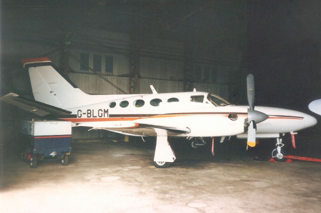 Cessna Conquest 1 (G-BLGM) - Seen here in Jul-92.br /br /Transferred to Bermuda 17-Mar-94 as VR-BDR,br /reregistered VP-BDR 1-Jul-97,br /then N425DR 14-Jun-98.