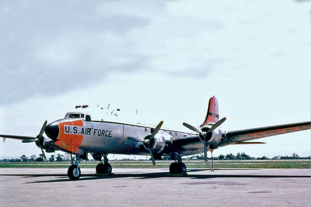 Douglas C-54 Skymaster (4272702) - Douglas HC-54D Rescuemaster. Photograped RAAF East Sale early 1960s. Support for USAF Crowflight deployments.