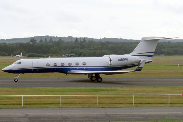 Gulfstream Aerospace Gulfstream V (N80PN) - Taxiing to depart rwy 24 on 26-Jul-19 heading for LFPB.