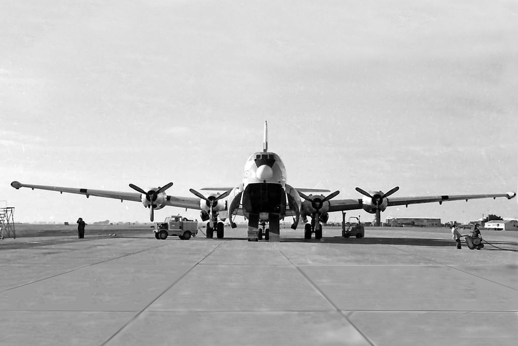 51-0151 — - Douglas C-124A later converted to a "C" Globemaster II 51-0151 RAAF East Sale (YMES) early 1960s USAF Crowflight support.