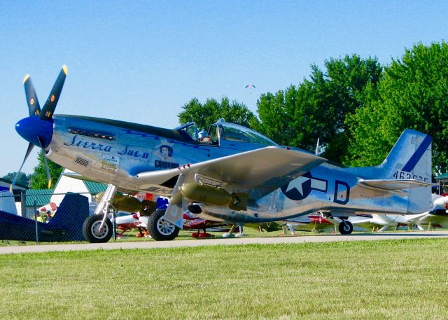 North American P-51 Mustang (N1751D) - At Oshkosh. 1944 North American P-51D Mustang. 