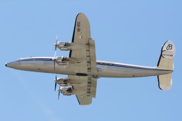 HB-RSC — - Breitling, Super Constellation. Flypast at Paris Airshow.