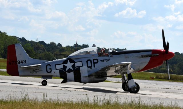 47-3843 — - Commemorative Air Force "Red Nose" P-51D. Atlanta Warbird Weekend - September 24, 1916