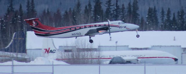 — — - If you look underneath 75Q you wil see the last Northern Air Cargo  DC-6 that has not been touched for parts etc. Lets hope they preserve her and put her in a prominent place to show future generations how we moved cargo.