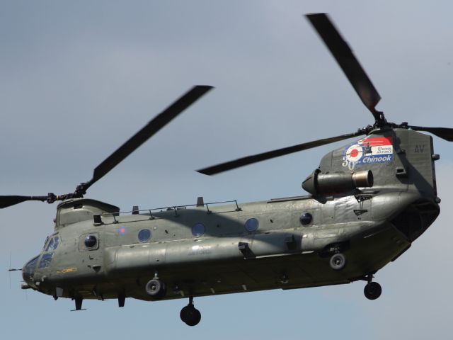 ASAP Chinook — - A Chinook performs a flypast at RIAT 2012.