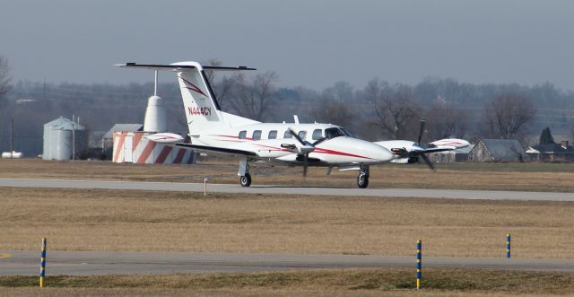 Piper Cheyenne 3 (N444CY) - Landing rwy 9 on 2/2/2012...