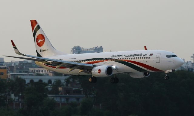 Boeing 737-800 (S2-AHO)