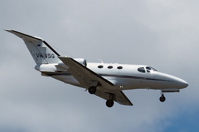 Cessna Citation Mustang (VH-VSQ) -  Cessna 510 Citation Mustang cn 510-0350. VH-VSQ dfinal rwt 21 YPPH 26 November 2022_