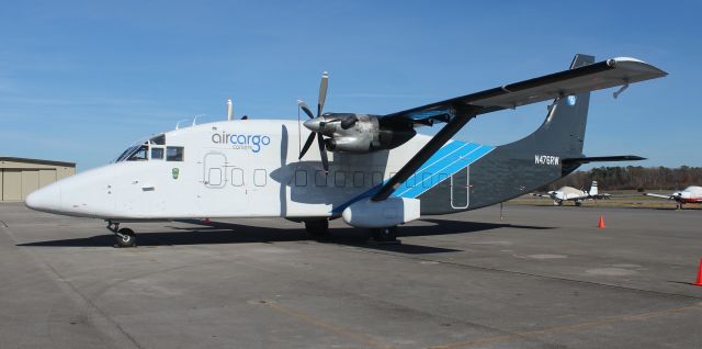 Short SD3-60 (N476RW) - An Air Cargo Carriers 1983 model Short SD3-60-100 on the ramp at Pryor Field Regional Airport, Decatur, AL - December 8, 2021.