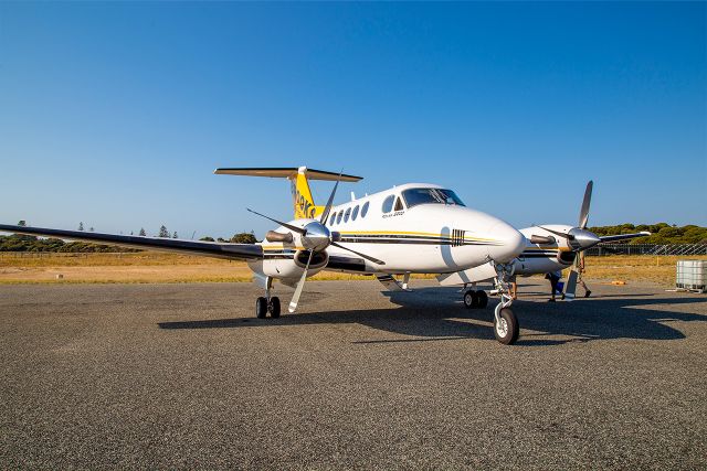 Beechcraft Super King Air 200 (VH-ZXM) - stunning King Air B200 twin turbine aircraft, which offers excellent comfort and big windows to provide amazing views. Its pressurised cabin makes for a quiet trip, the large baggage compartment has ample space for everything you may need. This aircraft is incredibly reliable, versatile and always ready to support your charter needs. For short commuter-length flights this aircraft certainly is the KING!  