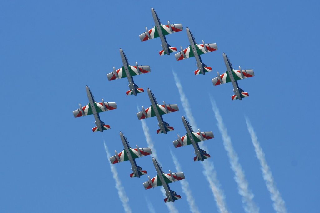 MMZ54551 — - Aermacchi MB-339PAN (MM54551), Frecce Tricolori Aerobatic Team Leader, Salon De Provence Air Base 701 (LFMY) Open day 2013