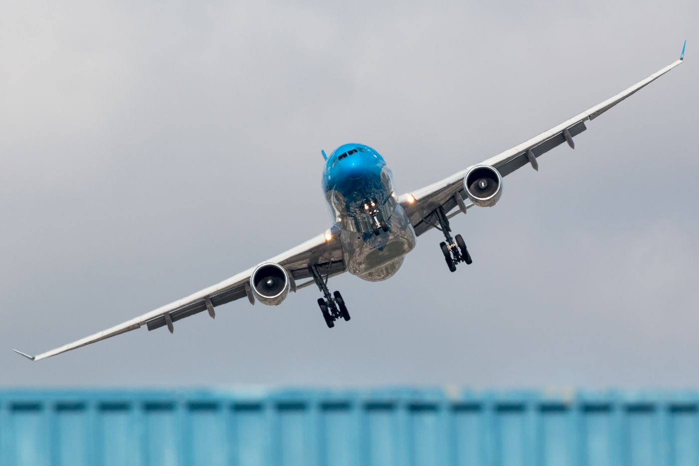 Airbus A330-300 (LV-FNK) - Great banking action on this Canarsie approach to 13L