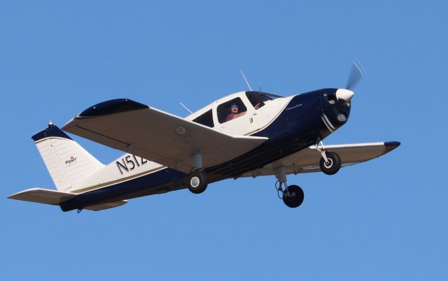 Piper Cherokee (N5120W) - Taking off at GMU, October 2023