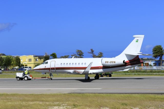 PP-PPN — - PP-PPN being towed to the parking on the main ramp at TNCM St Maarten