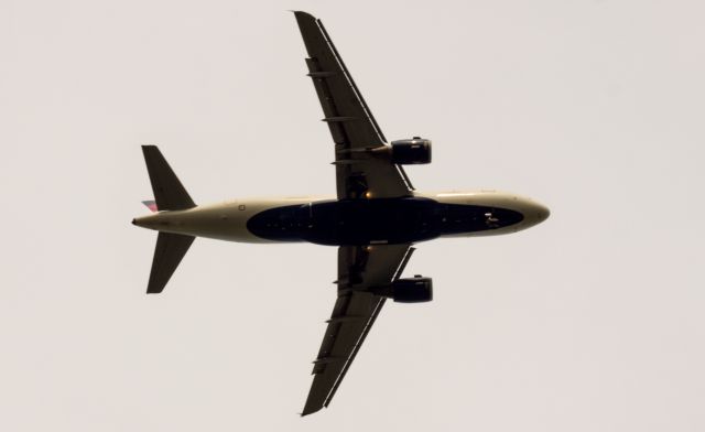 Airbus A320 — - This photo was taken in my backyard in the Bay View Neighborhood of Milwaukee