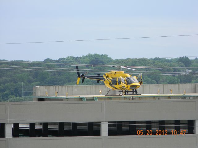 Bell 407 (N431P) - On the helipad at Mary Washington Hospital in Fredericksburg, VA