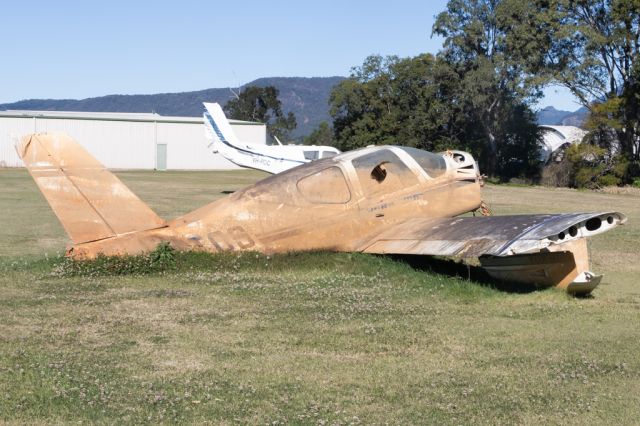 Socata Tobago (VH-TOS) -  Seen here in a derelict state after recent floods hit the area.