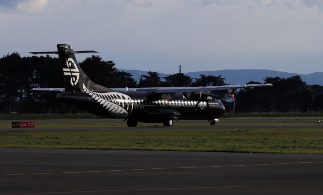 ATR ATR-72 (ZK-MVA) - Air New Zealand and Mount Cook Airlines flight NZM62 leaves Invercargill New Zealand for Chrishtchurch. 9 June 2015