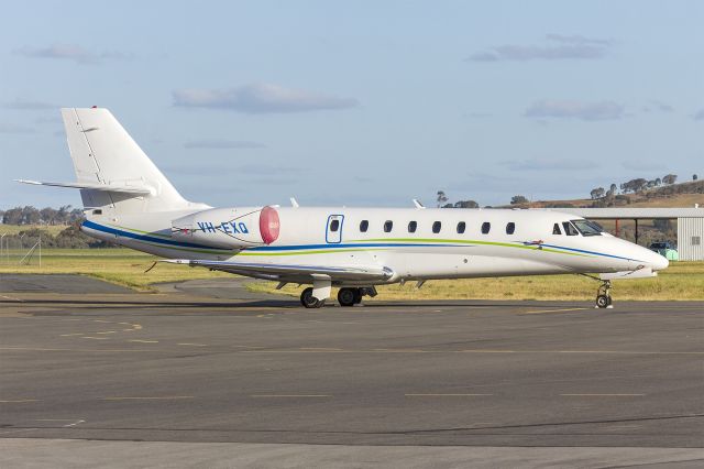 Cessna Citation Sovereign (VH-EXQ) - Australian Corporate Jet Centres (VH-EXQ) Cessna 680 Citation Sovereign at Wagga Wagga Airport 