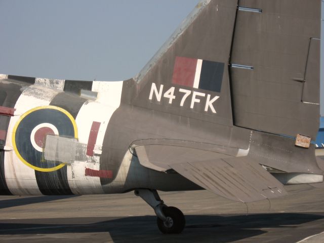 Douglas DC-3 (N47FK) - Douglas C-47 Fifi Kate outside new Lyon Air Museum