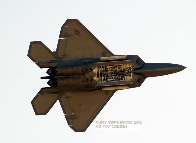 Lockheed F-22 Raptor — - F-22 Raptor at the Rockey Mtn Airshow 2012