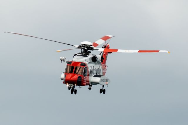 EI-ICA — - Bray Air Show 2014 Rescue 118, a Sikorsky S-92 of the Irish Coastguard over Bray