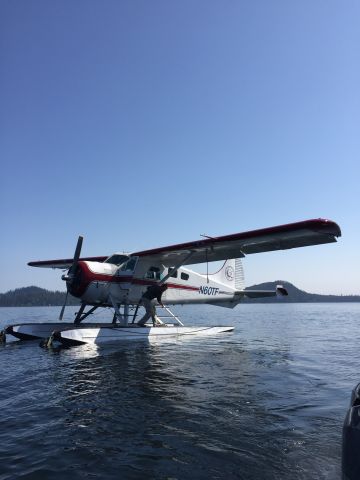 De Havilland Canada DHC-2 Mk1 Beaver (N60TF) - Beaver departing after an "at-sea" rendezvous with a skiff, near Port Alexander, Alaska