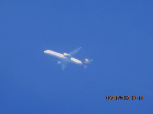 Boeing 757-200 (N426UP) - United Parcel Service flight 9601 from CAE to MHR over Southeastern Kansas at 38,000 feet.