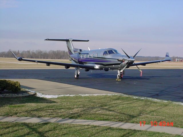 Pilatus PC-12 (N1RH) - Parked on ramp 1/17/2007