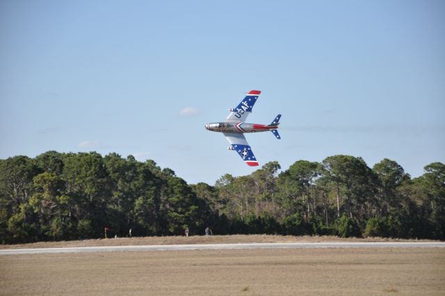 North American F-86 Sabre — - At the Valiant Air Command warbird airshow.