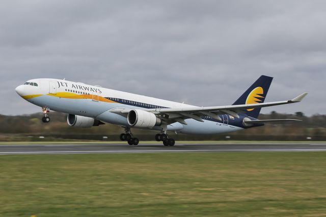 Airbus A330-200 (VT-JWP) - JAI129 departing to Mumbai.  Now a regular visitor to Manchester.