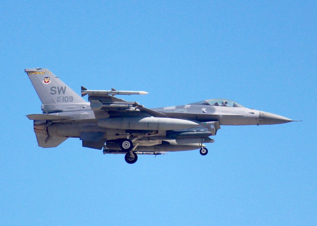 Lockheed F-16 Fighting Falcon (97-0109) - At Barksdale Air Force Base. F-16C BLOCK 50D