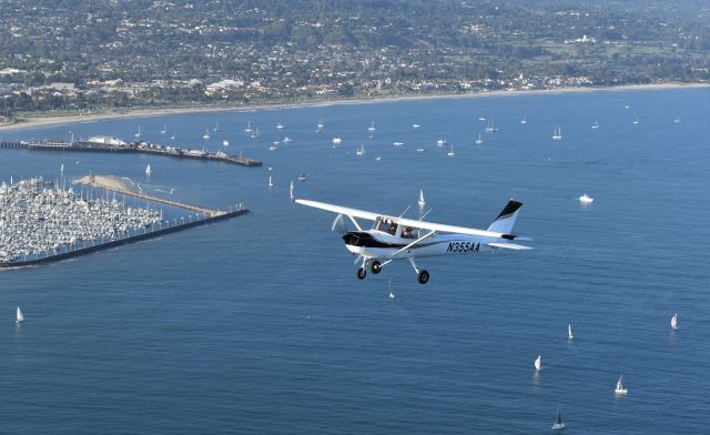 N355AA — - Beautiful day in Santa Barbara. While I used to be associated with an American Airlines jet- I am now just a little gal. But hey thats where the airline pilots get their start.