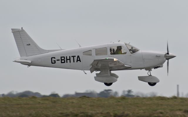 Piper Dakota / Pathfinder (G-BHTA) - Piper PA-28-236 Dakota training at Jersey 8/Mar/2025