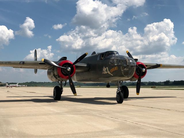 North American TB-25 Mitchell — - B-25. At Springfield, IL. 2018. Army Air Corps,. A part of history.