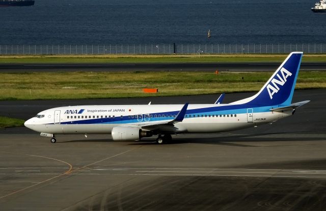 Boeing 737-800 (JA63AN) - Taxing at HND.br /2016/05/31