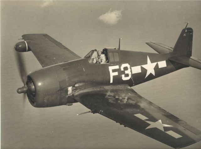 — — - Night fighter Hellcat of me as member of VF-99 awaiting invasion of Japan July 1945 prior to dropping atomic bomb.