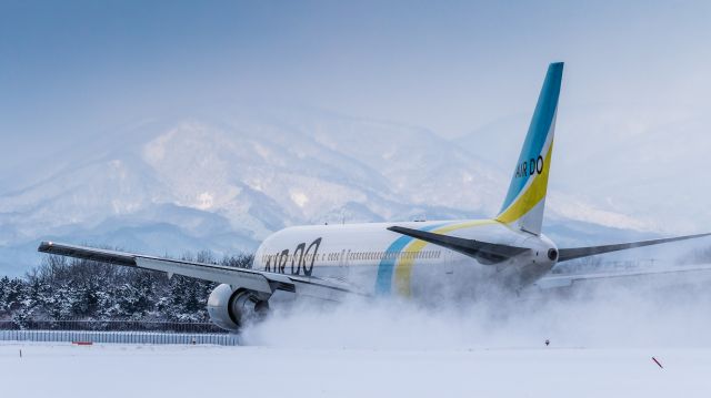 JA8359 — - Hokkaido International Airlines / Boeing 767-381br /Jan.09.2016 Hakodate Airport [HKD/RJCH] JAPAN