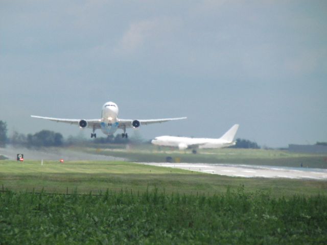 BOEING 767-300 (N1997A) - Amazons first plane departing Wilmington Air Park (KILN) 8/13/2016 and (as far as I know) The first pictures of it outside of Seattle  