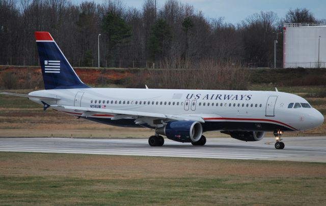 Airbus A321 (N114UW) - 18C - 3/14/10