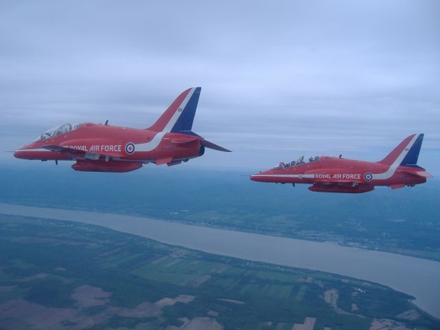 Boeing Goshawk (XX308) - This picture was taken on a media flight with the Red Arrows, in June 2008. Paul-R. Raymond