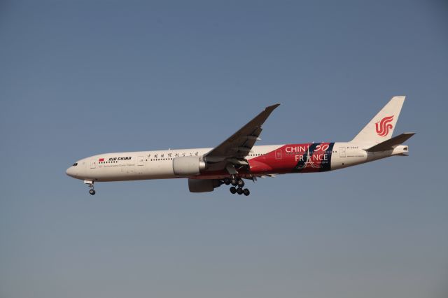 BOEING 777-300ER (B-2047) - Special livery of 50th anniversary of the establishment of diplomatic relations between China and France.