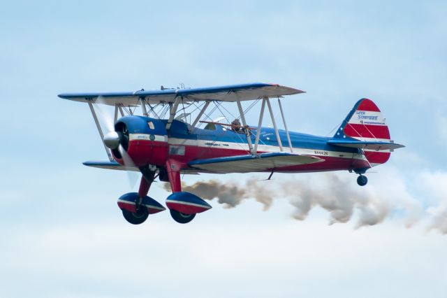 Boeing PT-17 Kaydet (N4442N) - Boeing-Stearman Model 75 PT-17, with a 450 HP Pratt & Whitney R-985 Wasp Junior fitted at the Heart of Texas Airshow in Waco, April 7th 2019.