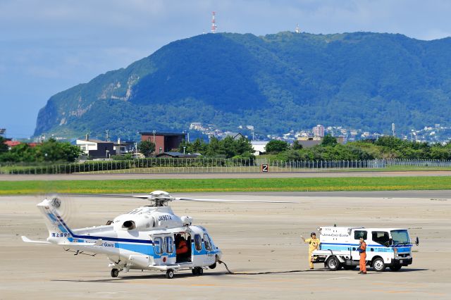 BELL-AGUSTA AB-139 (JA967A) - Japan Coast Guardbr /AgustaWestland AW139br /August.01.2015 Hakodate Airport [HKD/RJCH] JAPAN