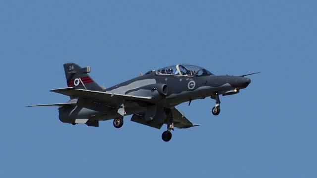 Boeing Goshawk (A2726) - BAe Hawk. MK 127 RAAF A27-17 cn DT17. rwy18 YPEA 11 Sep 2020.